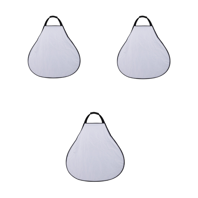 Photography Lighting Reflector - 30cm/60cm/80cm Professional Triangle Photography Reflector Foldable