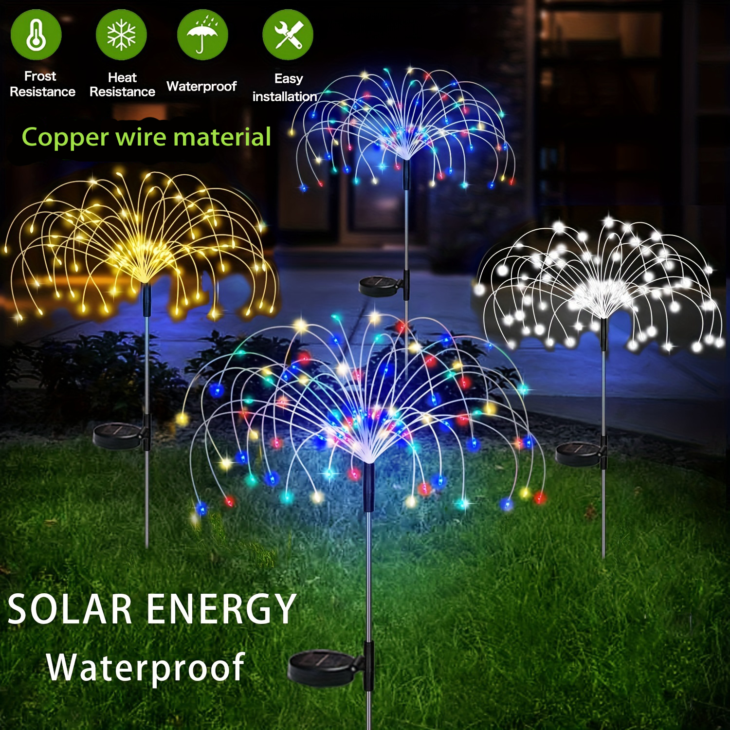 Flower Photography Led Lighting Pack - 1 Packs Solar Fairy Lights,Waterproof Outdoor