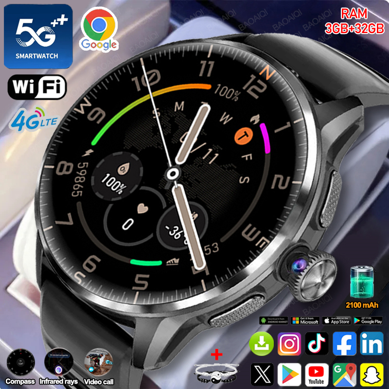 Photography Lighting Styles - 5G/4G Full Network Smart Watch 1.60