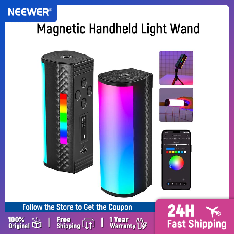 Photography Lighting Stick - NEEWER Magnetic Handheld Light Wand [2
