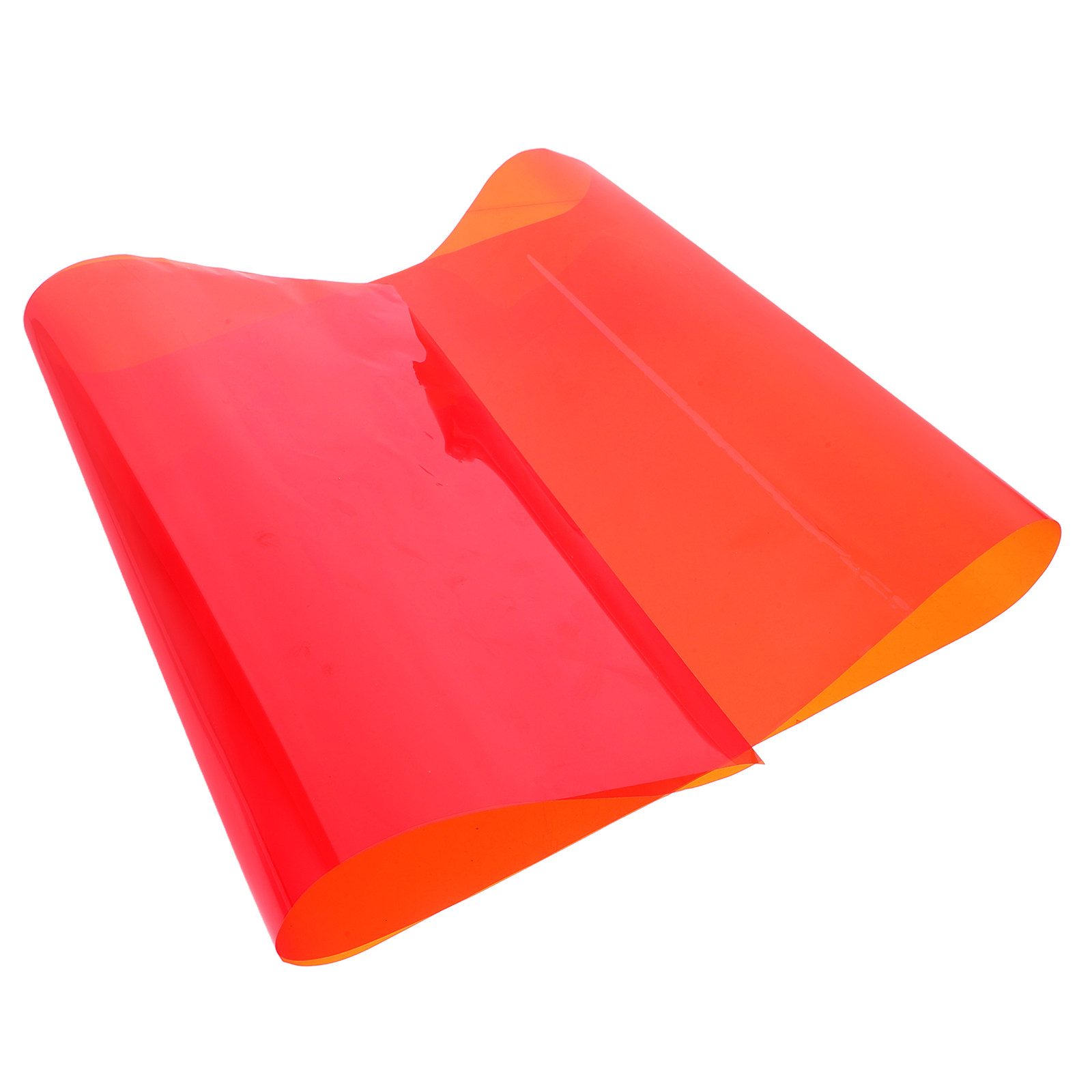 Photography Lighting For Studio - Colored Static Cling Window Film Orange