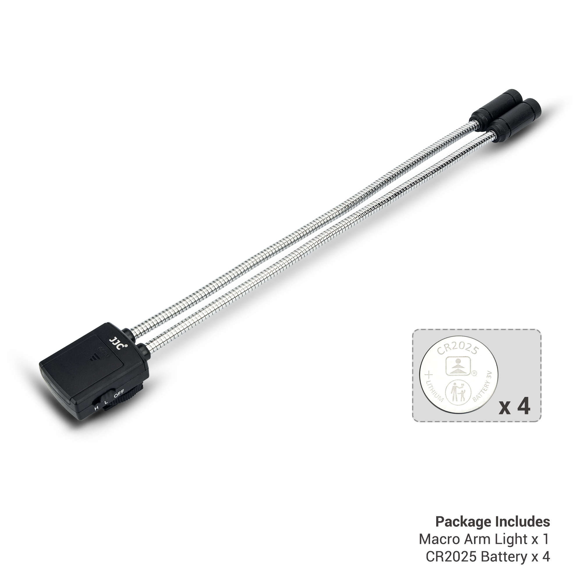 JJC Macro Arm Light LED Lamps  - مراجعة Flower Photography Led Lighting Pack وسعره