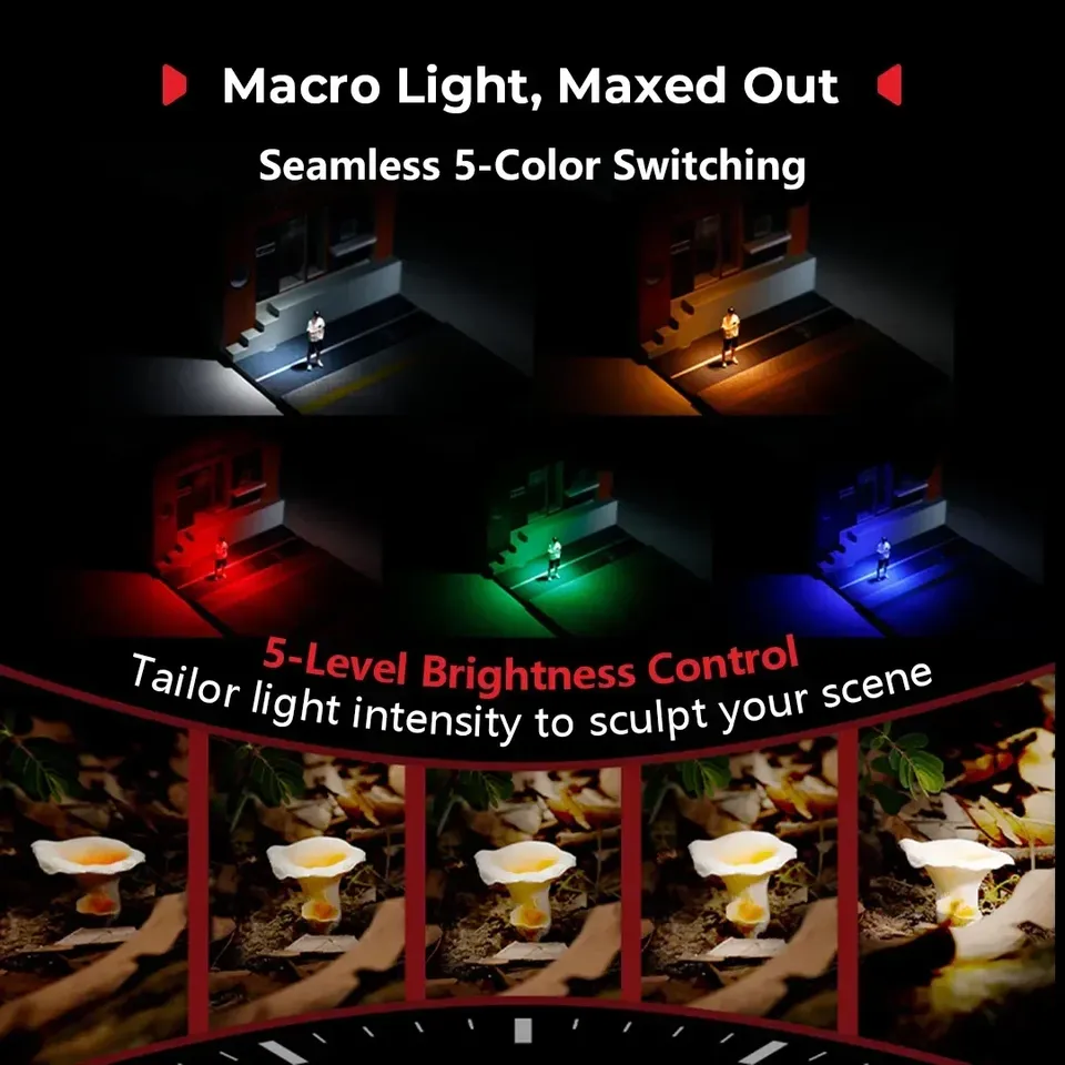 For Smallrig RM-03 3W LED Macr - مراجعة Photography Lighting Angles وسعره