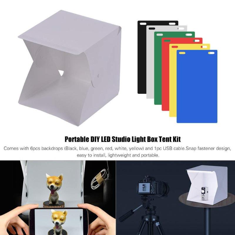 【C】Portable LED Photo Studio L - مراجعة Photography Lighting And Backdrop وسعره