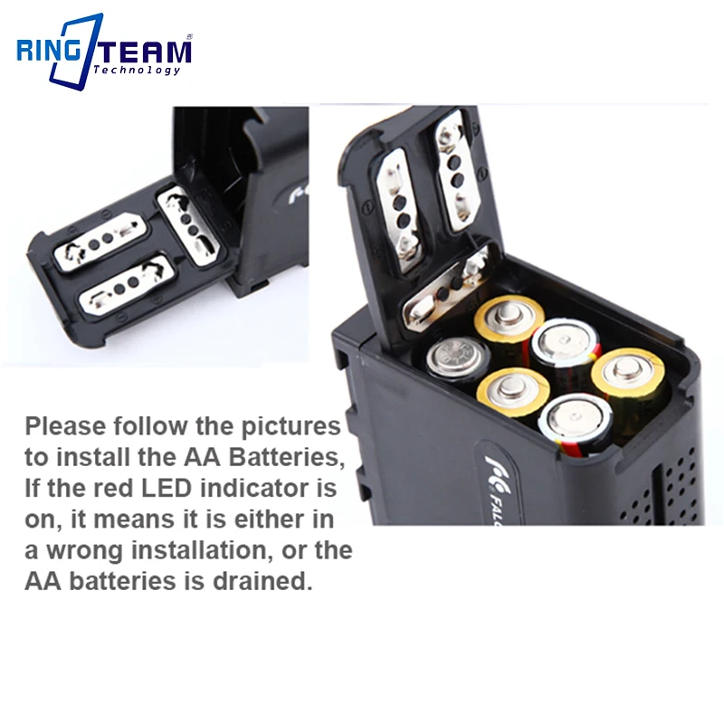 BB-6 BB6 Battery Box Case for  - مراجعة Video Light Panel Led وسعره