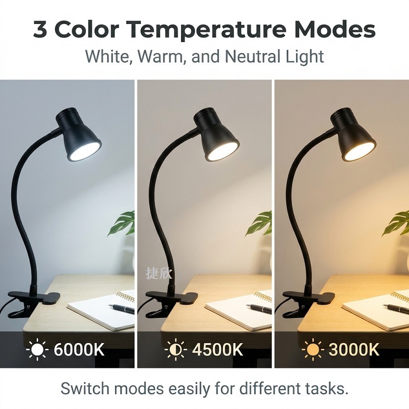 LED clip desk lamp eye protect - مراجعة Learn Photography Lighting وسعره