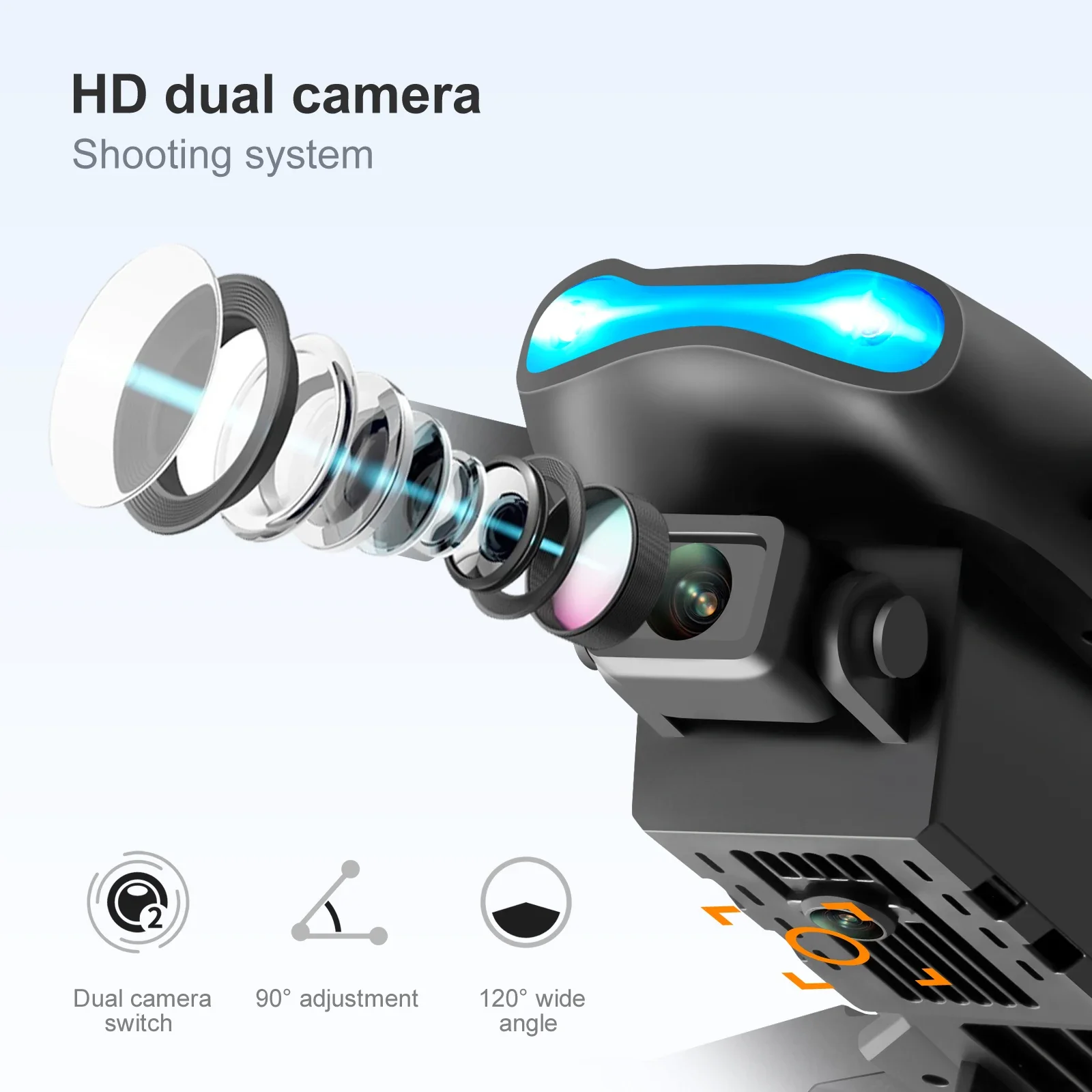 K3 E99PRO Drone with Dual HD C - مراجعة Photography Lighting App وسعره