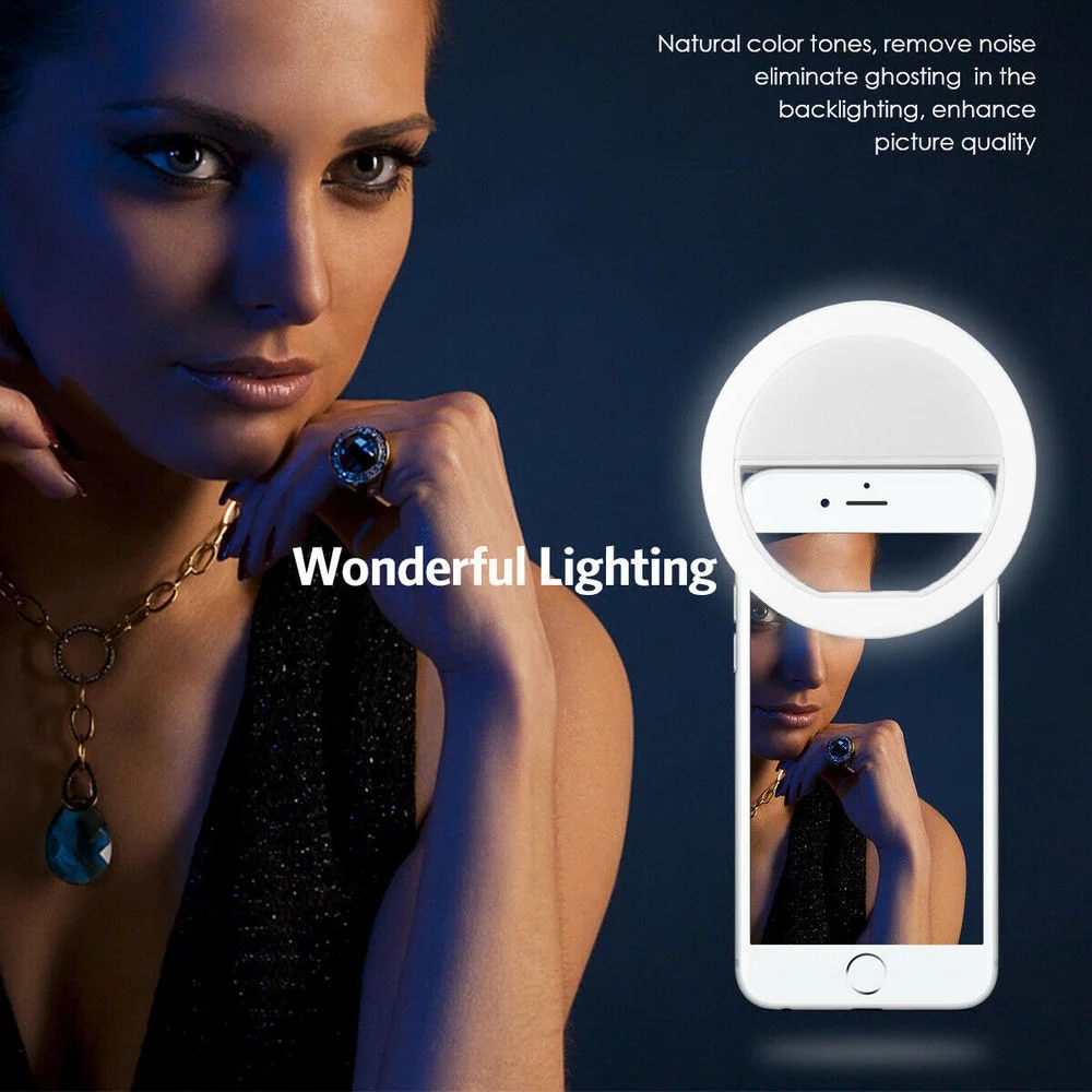 USB Rechargeable LED Selfie Ri - مراجعة Photography Lighting Stick وسعره
