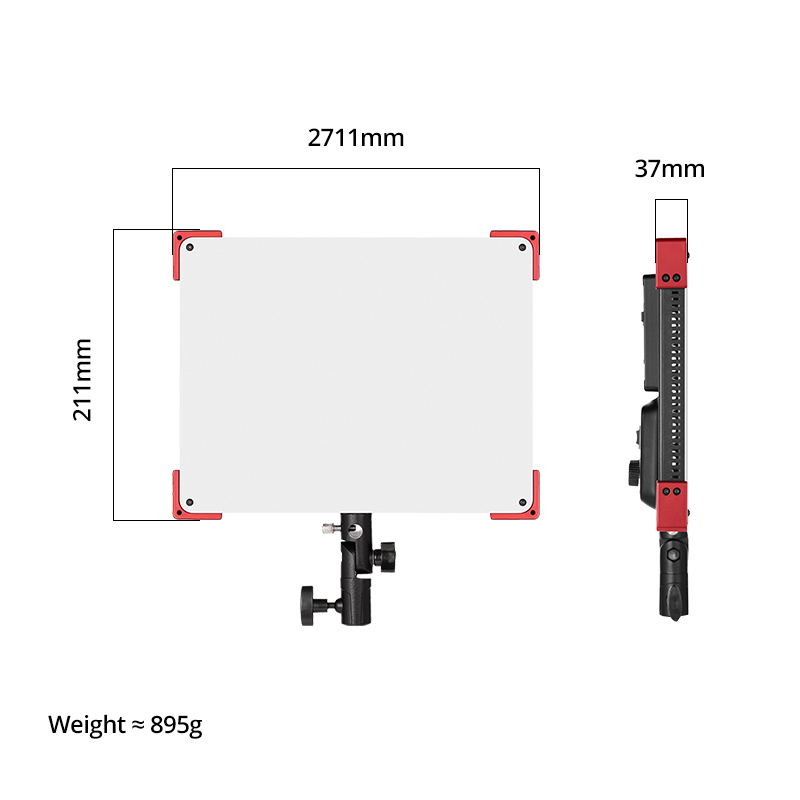 AMBITFUL LEDP60C Ultra-thin LE - مراجعة Video Light Panel Led وسعره