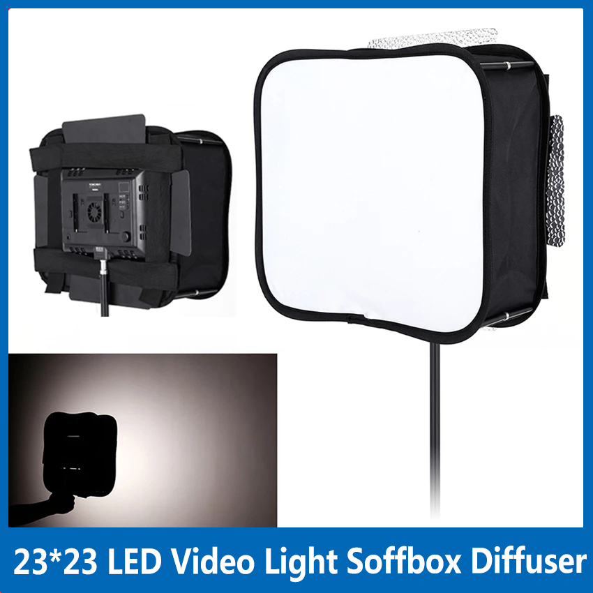 23*23 Softbox Diffuser for YON - مراجعة Video Light Panel Led وسعره