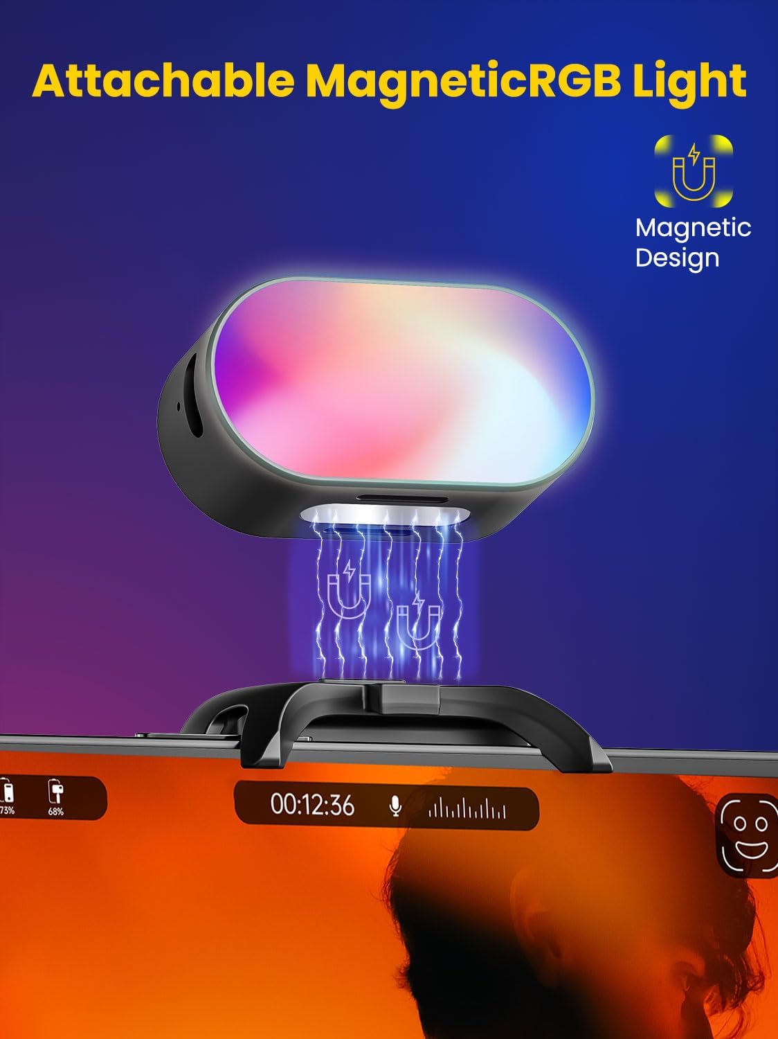 AOCHUAN Mini RGB Magnetic Fill - مراجعة Photography Lighting Styles وسعره