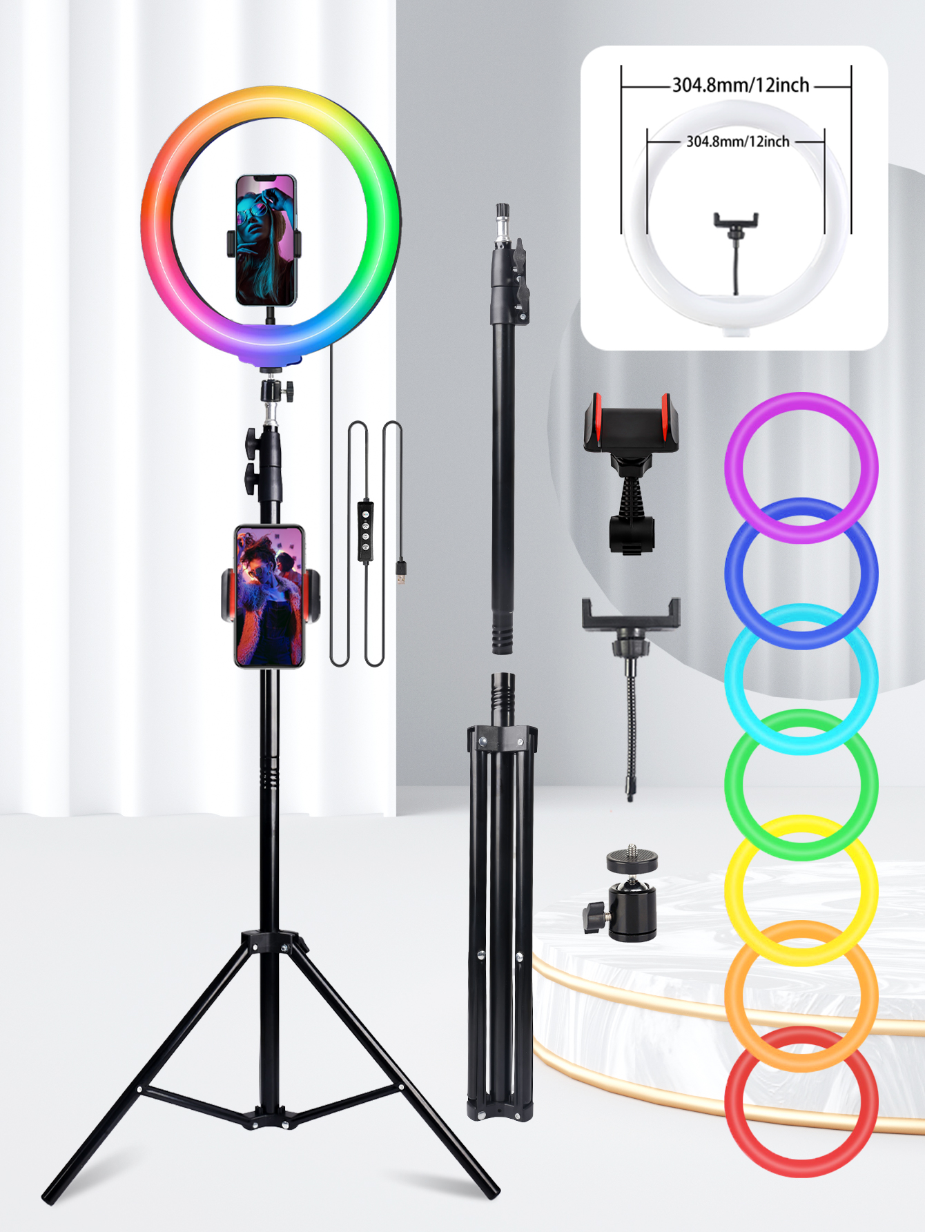 A 10 Inch Professional Selfie  - مراجعة Photography Lighting Stick وسعره