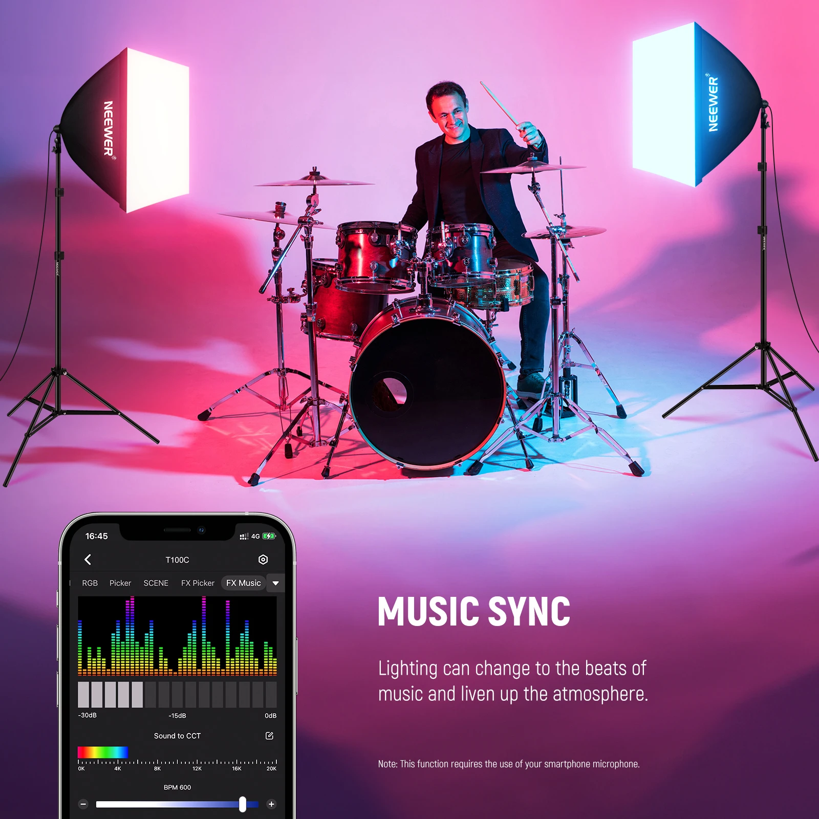 NEEWER RGB Softbox Lighting Ki - مراجعة Photography Lighting App وسعره