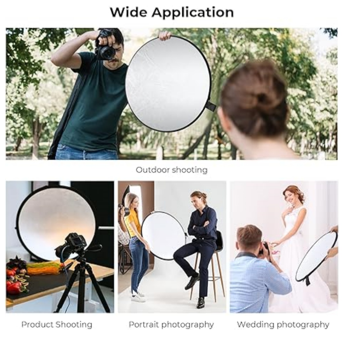 HUANYINGBJB Portable 5 in 1 Ph - مراجعة Photography Lighting Reflector وسعره