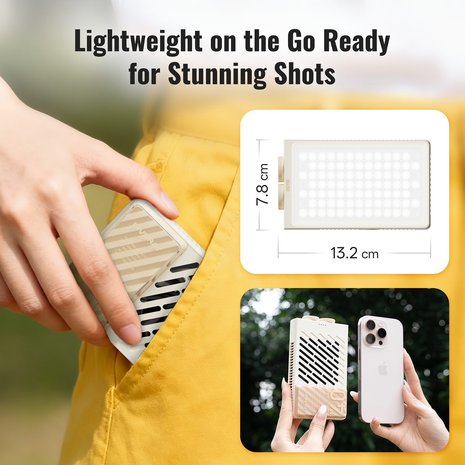 ZHIYUN Official FIVERAY M40 SE - مراجعة Photography Lighting Styles وسعره