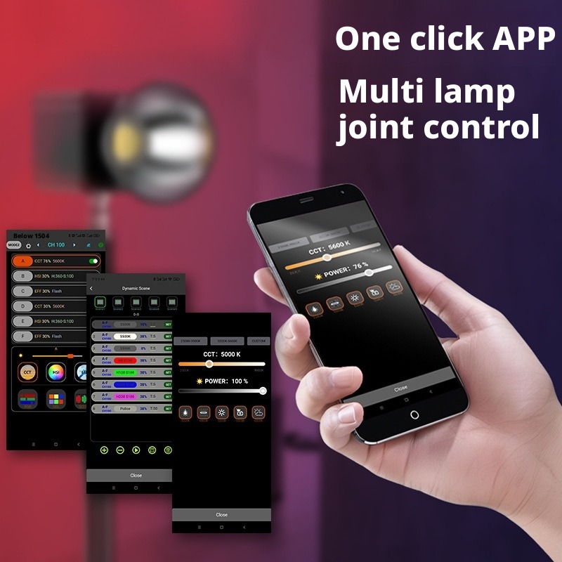 Rgb Fill Light 100w Video Live - مراجعة Photography Lighting App وسعره