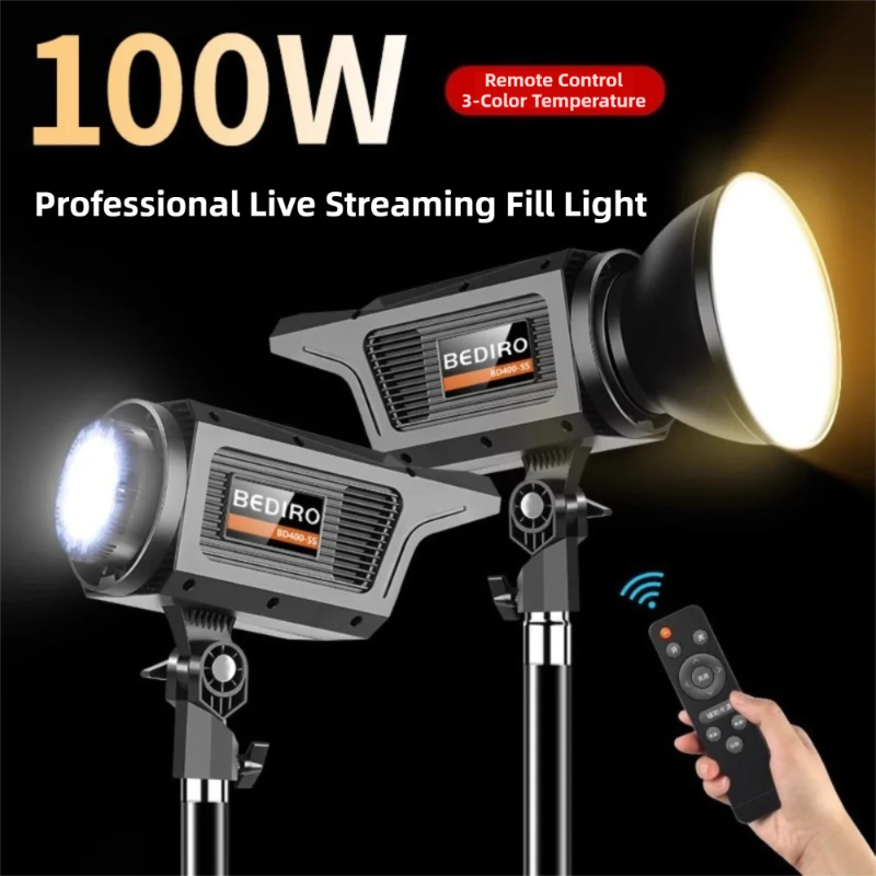 100W Studio Flash Light Bowens - مراجعة Photography Lighting Angles وسعره