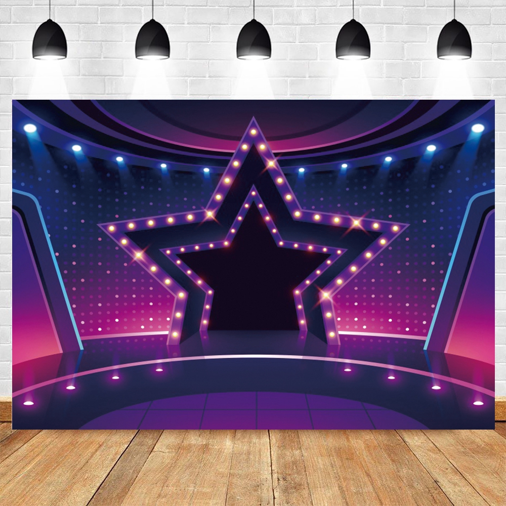 Neon Lights Stage Photography  - مراجعة Photography Lighting And Backdrop وسعره