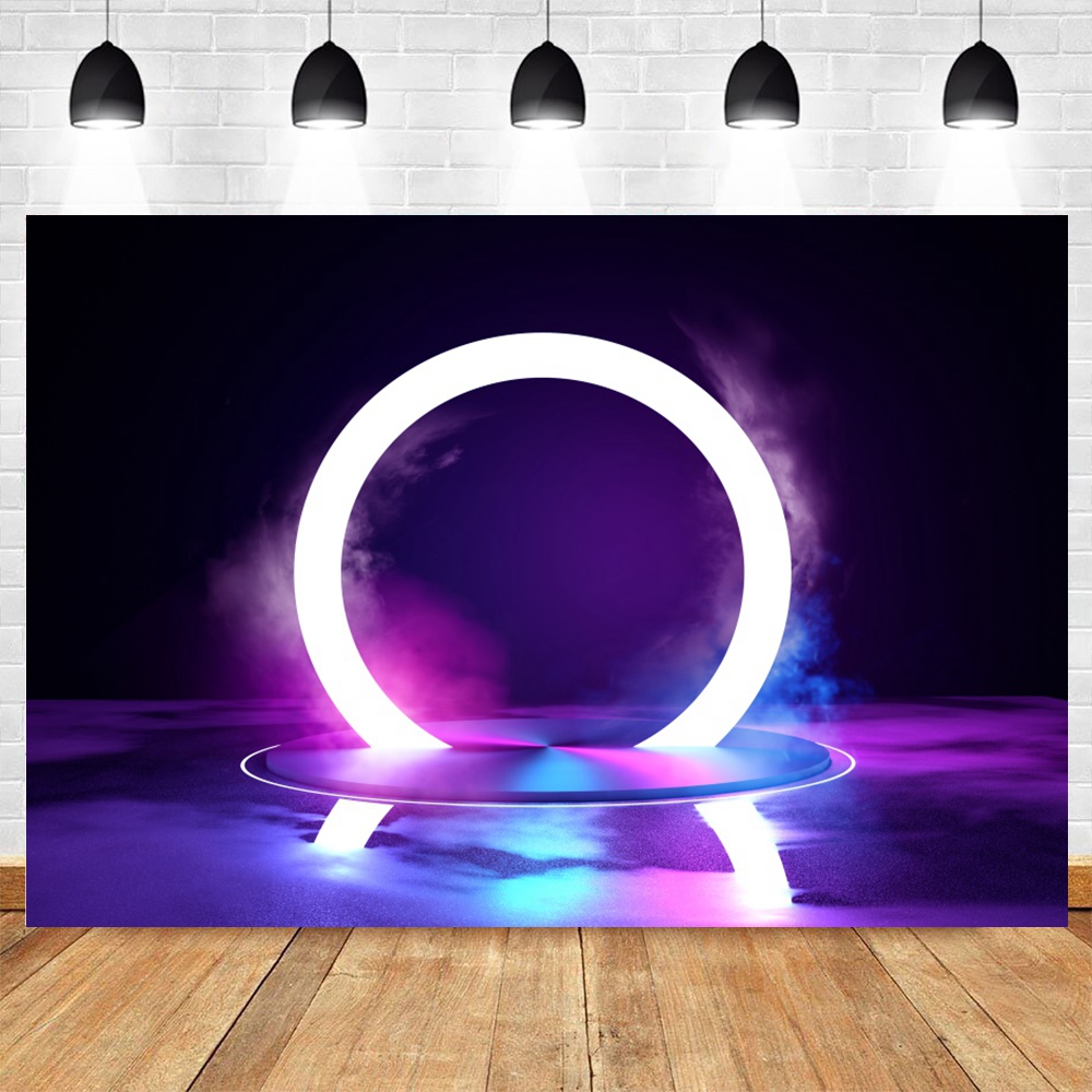 Neon Lights Stage Photography  - مراجعة Photography Lighting And Backdrop وسعره