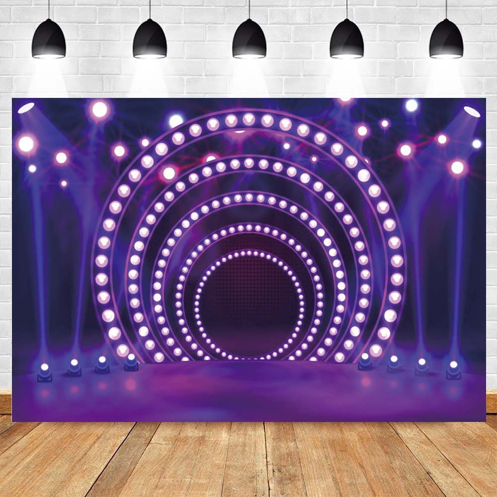 Neon Lights Stage Photography  - مراجعة Photography Lighting And Backdrop وسعره