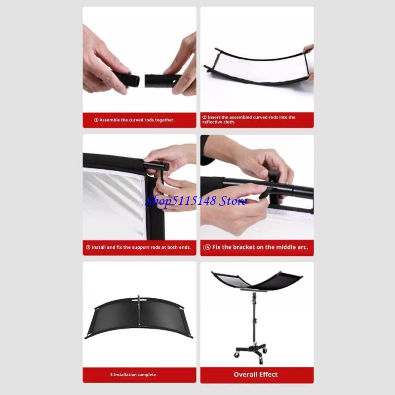 F3MA Compactly Curved Photogra - مراجعة Photography Lighting Reflector وسعره