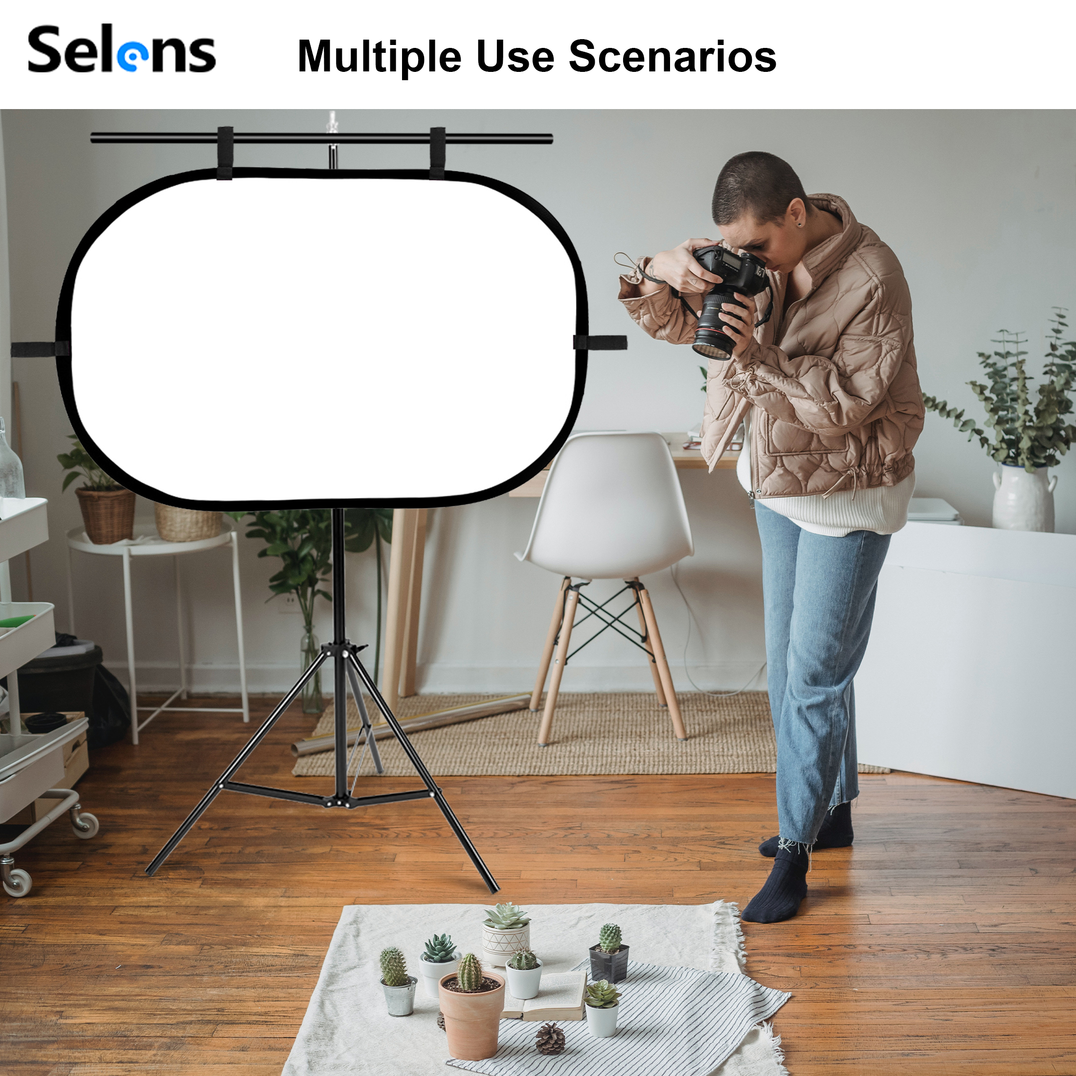 Selens White Diffuser Foldable - مراجعة Video Light Panel Led وسعره