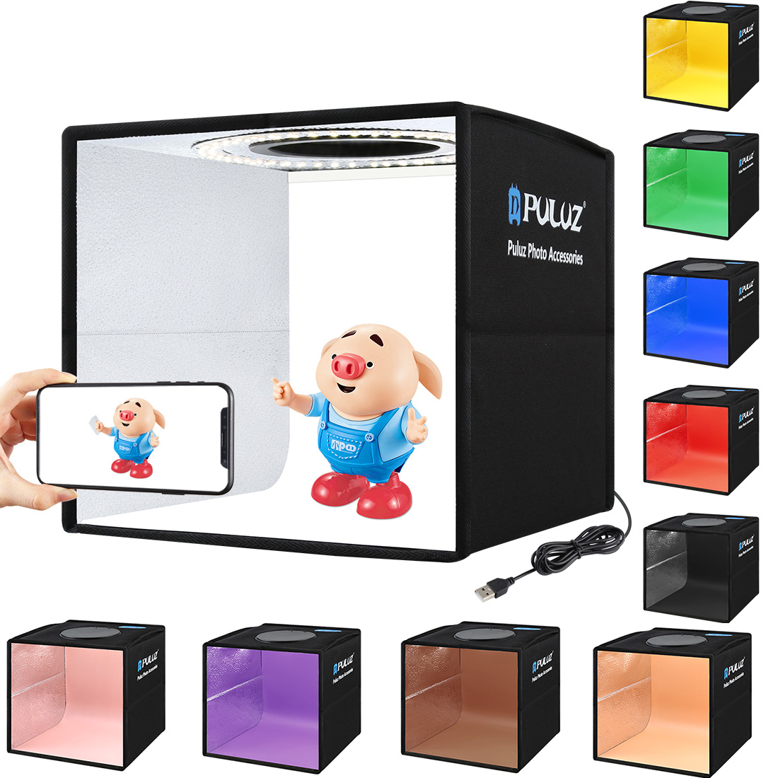 Portable Desktop Foldable Mini - مراجعة Photography Lighting And Backdrop وسعره
