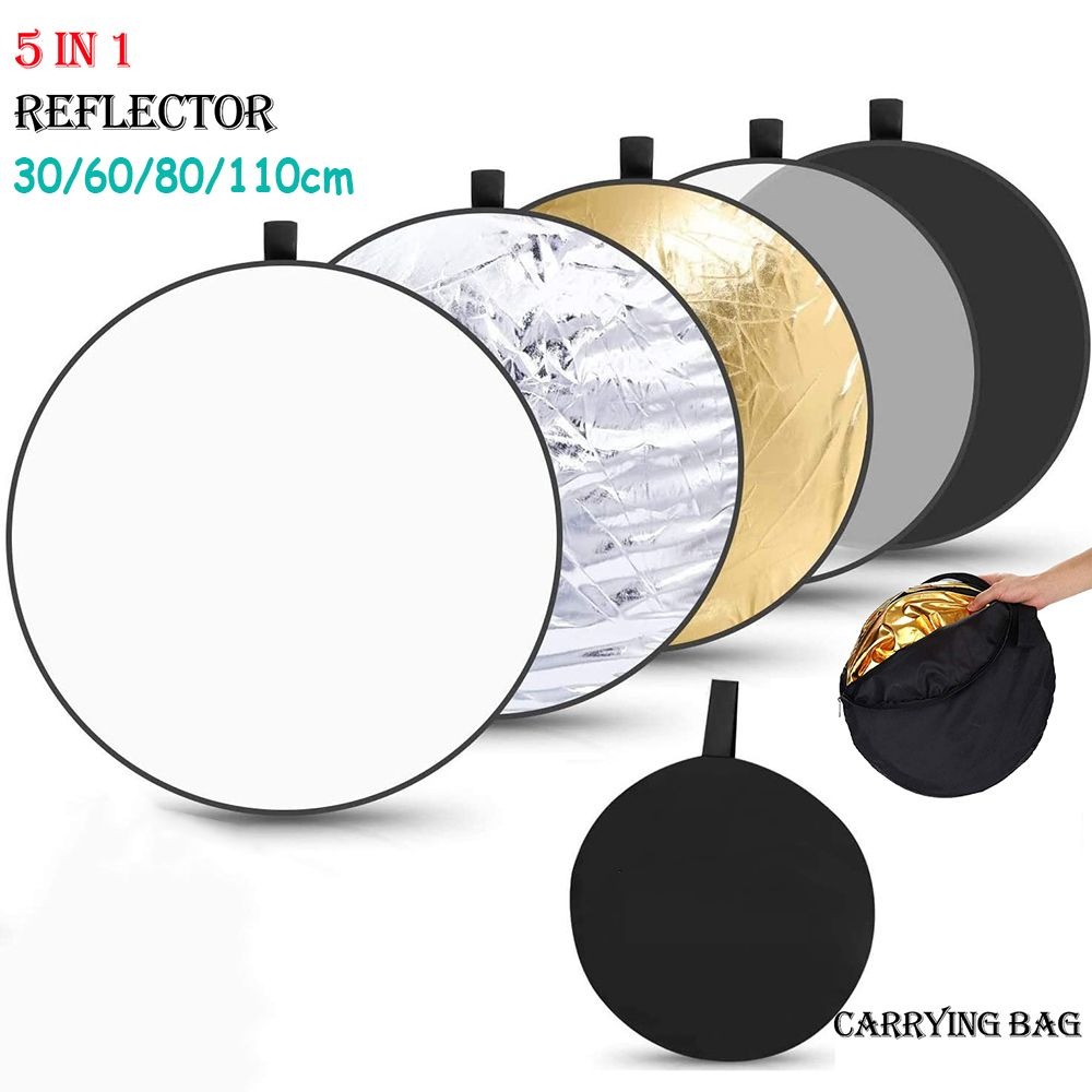 Reflector 30CM 60CM 80CM 110CM - مراجعة Photography Lighting Reflector وسعره