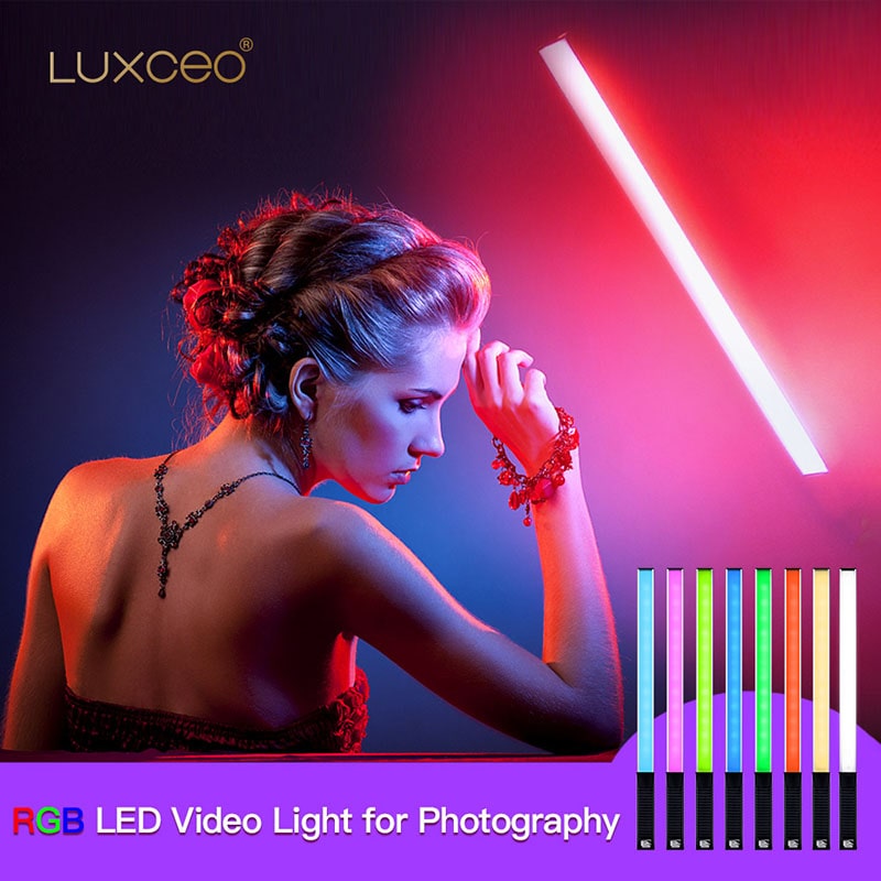 LUXCEO Q508A Handheld RGB Vide - مراجعة Photography Lighting Stick وسعره