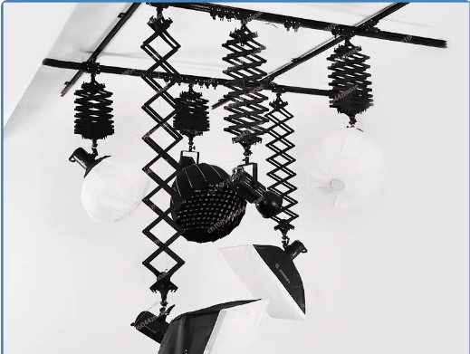 Photo Studio Ceiling Rail Trac - مراجعة Photography Loop Lighting وسعره