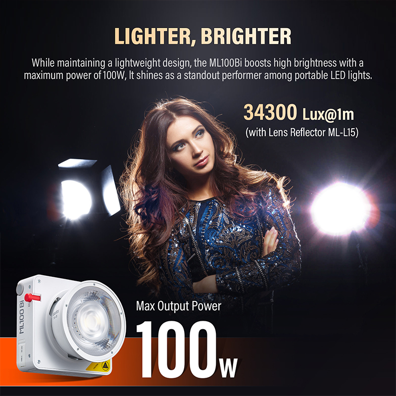 Godox ML100Bi/ML100R Bi-Color  - مراجعة Photography Lighting App وسعره