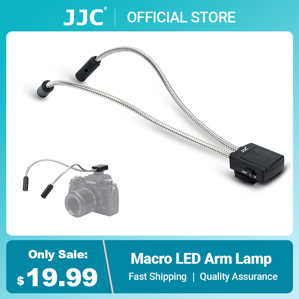 JJC Macro LED Arm Lamp Flash L - مراجعة Flower Photography Led Lighting Pack وسعره
