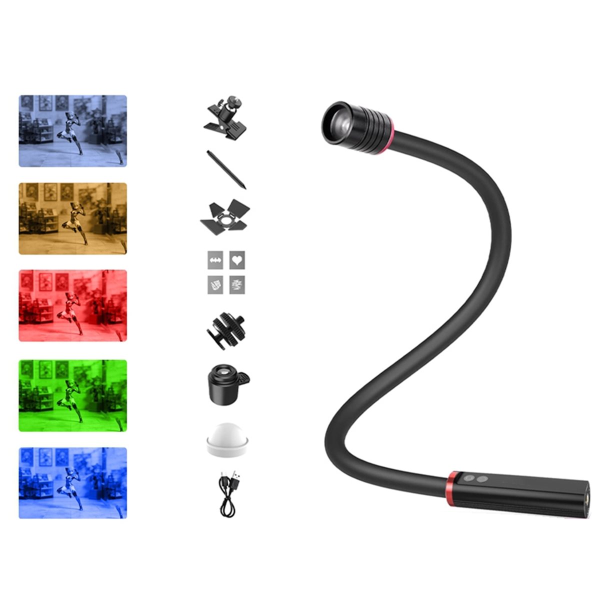 M05K LED Light for Macro Photo - مراجعة Photography Lighting Angles وسعره