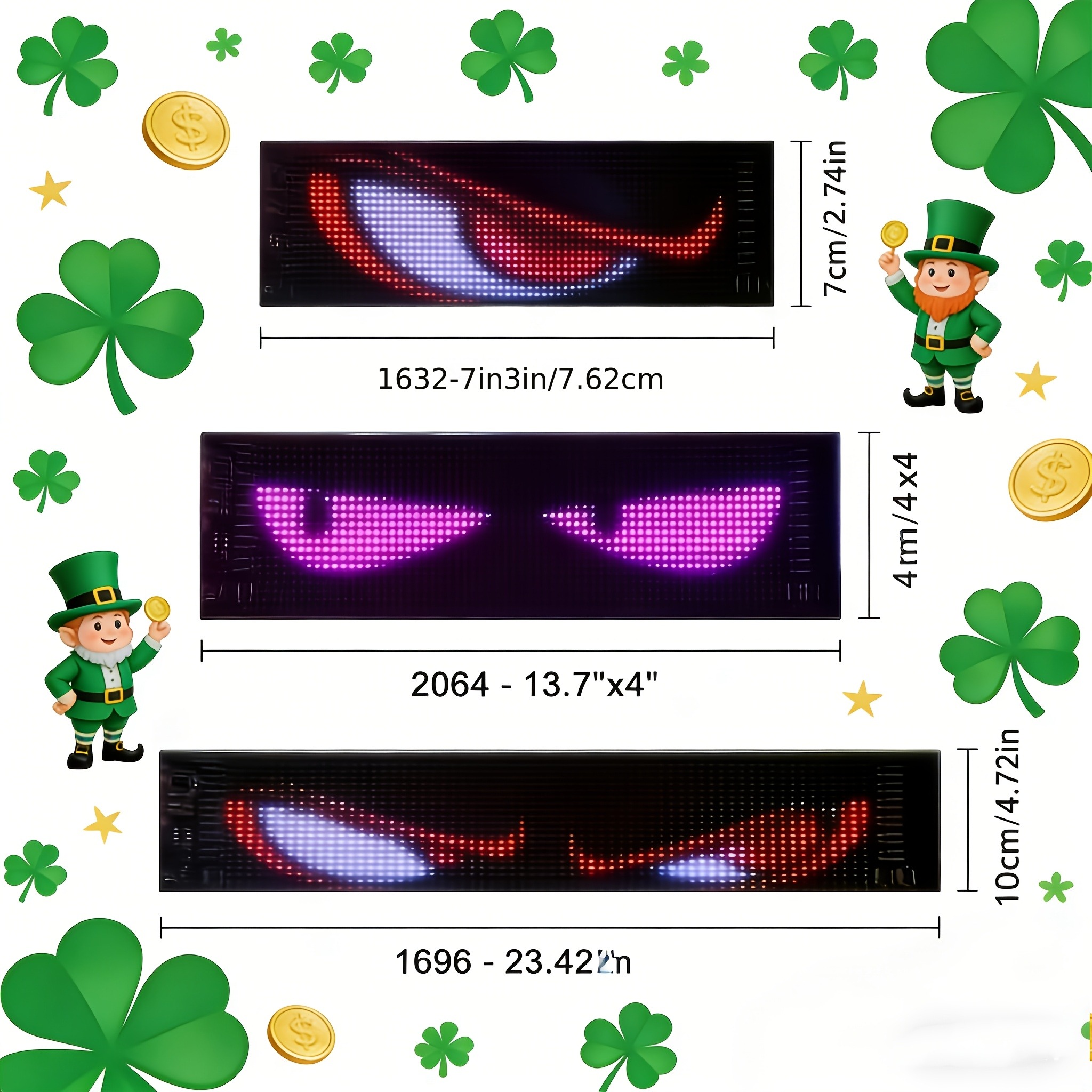 Smart Car LED Display Programm - مراجعة Video Light Panel Led وسعره
