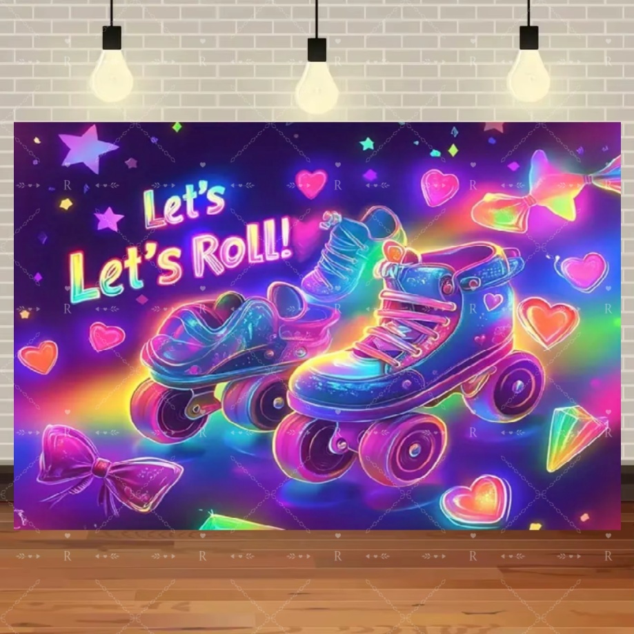 Roller Skating Shoes Theme Bir - مراجعة Photography Lighting And Backdrop وسعره
