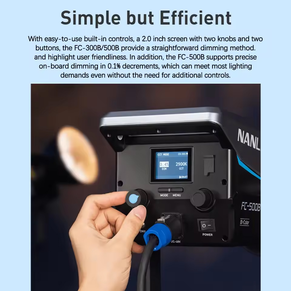 Nanlite FC-300B 2700K to 6500K - مراجعة Photography Lighting Angles وسعره