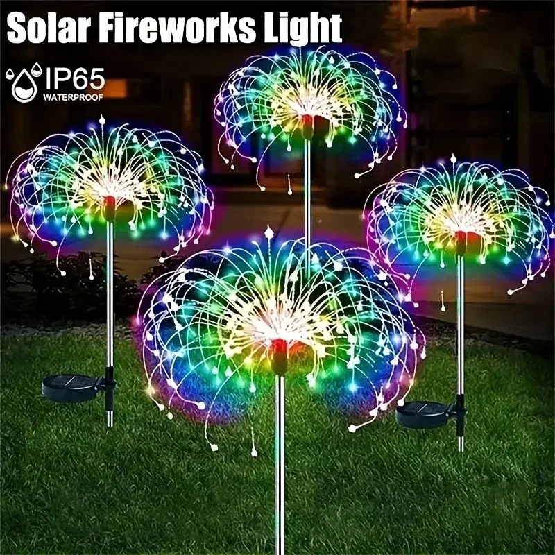 1 Pack Solar Firework Lawn Lig - مراجعة Flower Photography Led Lighting Pack وسعره