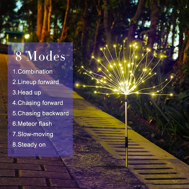 1 Pack Solar Firework Lawn Lig - مراجعة Flower Photography Led Lighting Pack وسعره