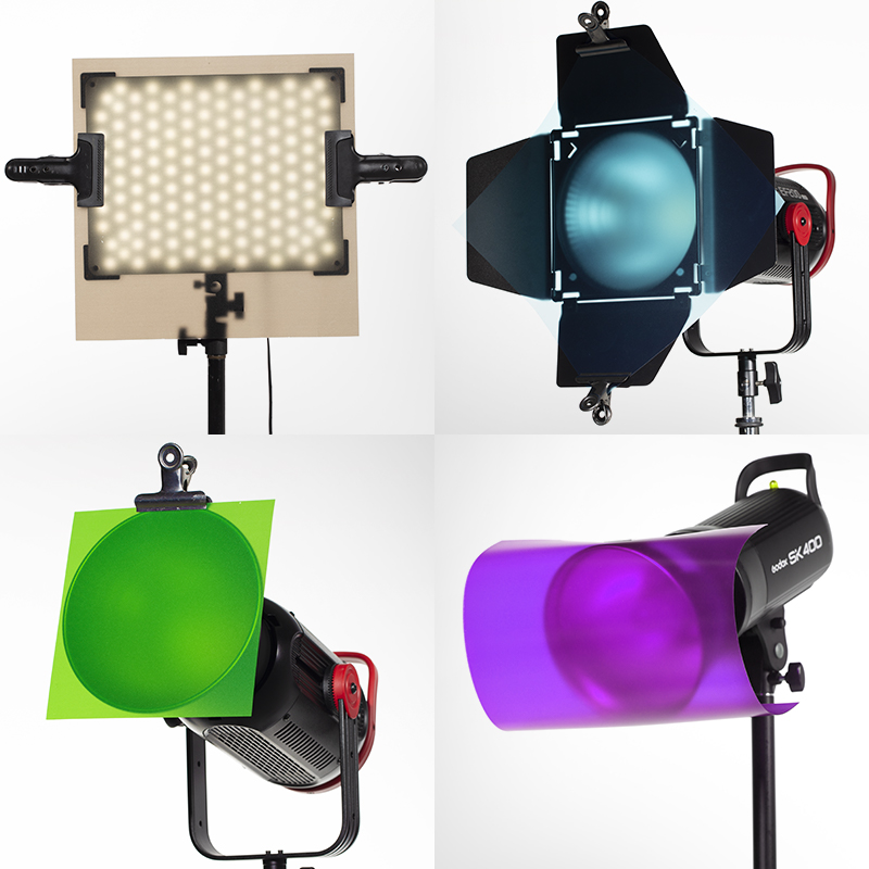 Color Gel Filter Film + Carryi - مراجعة Photography Lighting Styles وسعره