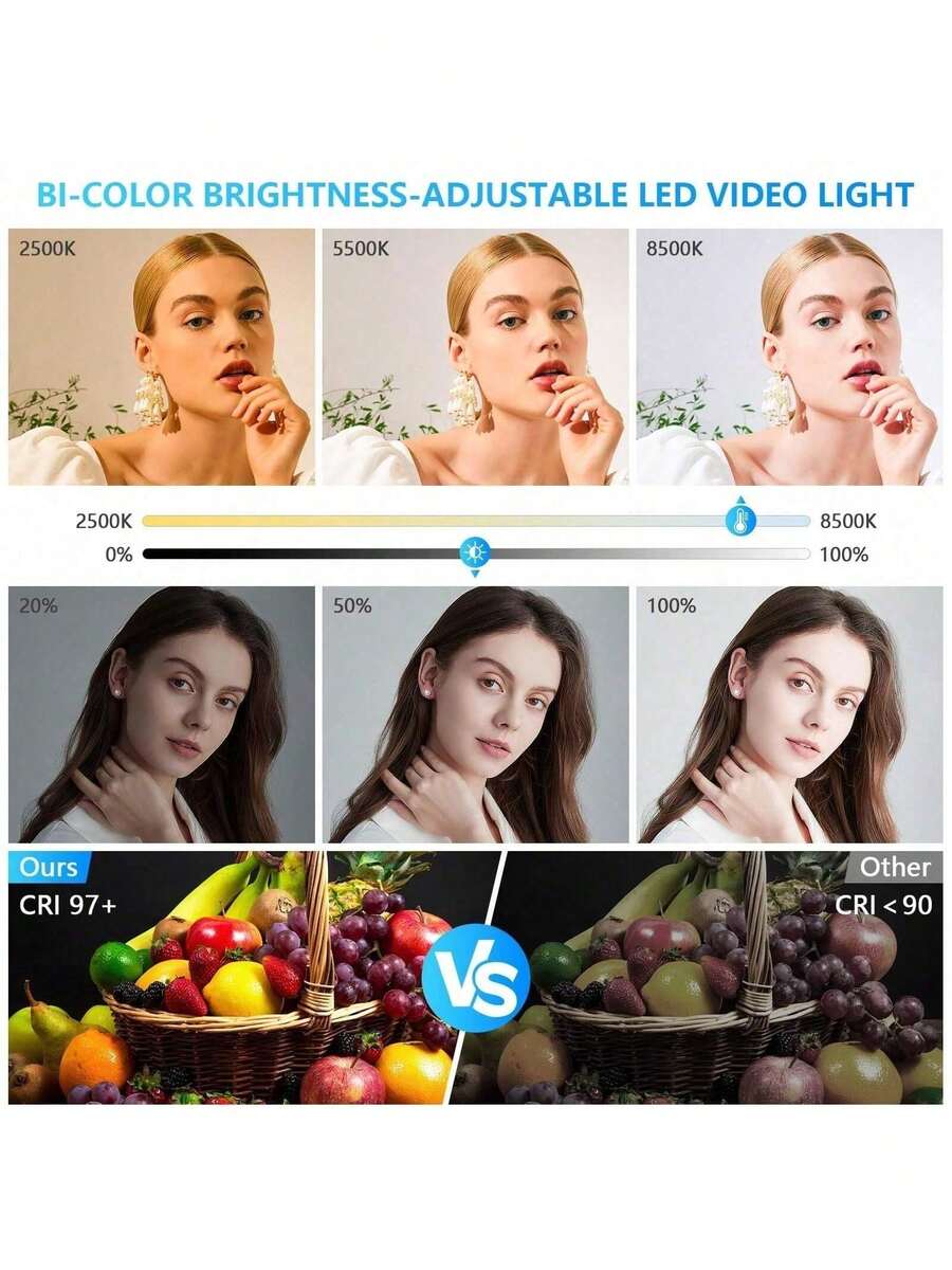 10 Inch LED Studio Spotlight W - مراجعة Photography Lighting For Studio وسعره