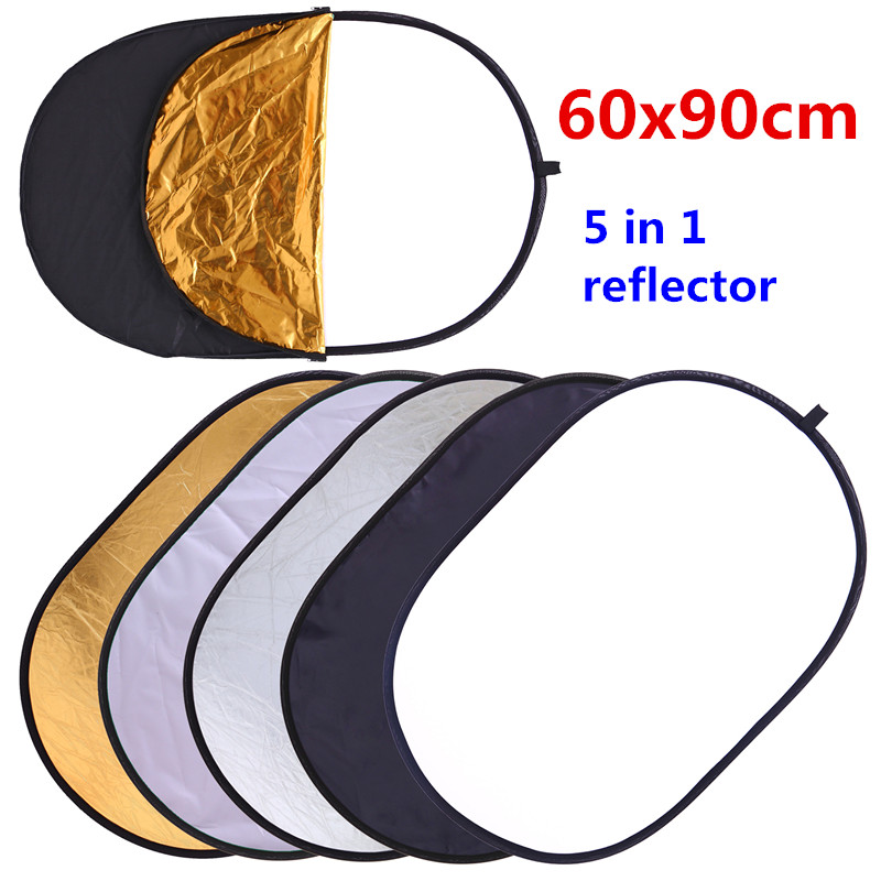RYH 60x90cm 24''x35'' 5 in 1 M - مراجعة Photography Lighting Reflector وسعره