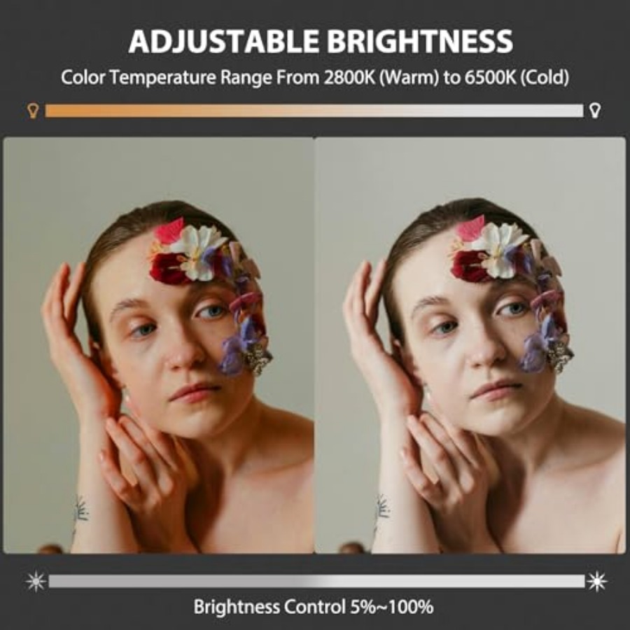 60W COB LED Video Light Handhe - مراجعة Photography Lighting For Studio وسعره