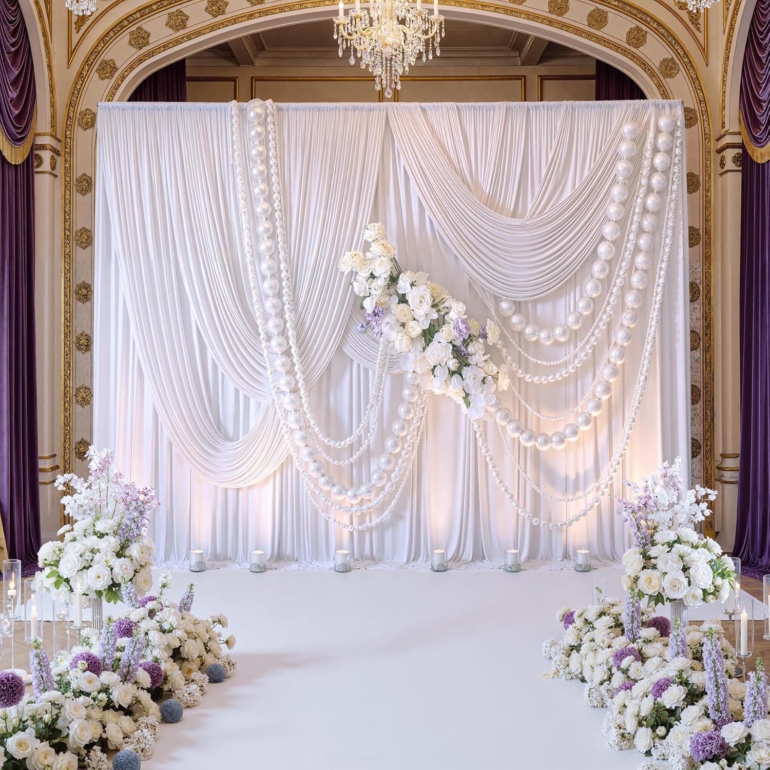 White Backdrop Curtains 10x10  - مراجعة Photography Lighting And Backdrop وسعره