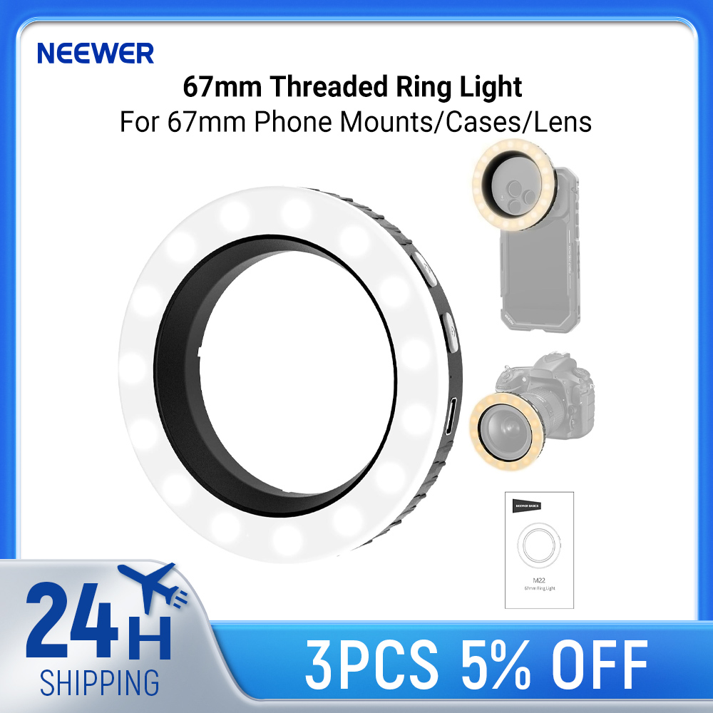 NEEWER Basics 67mm Threaded Ri - مراجعة Photography Lighting Stick وسعره