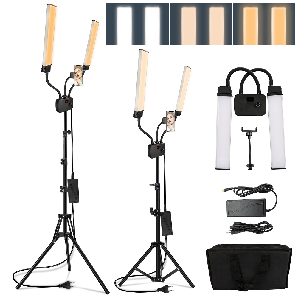 224LEDs Photographic Double Ar - مراجعة Photography Lighting Styles وسعره