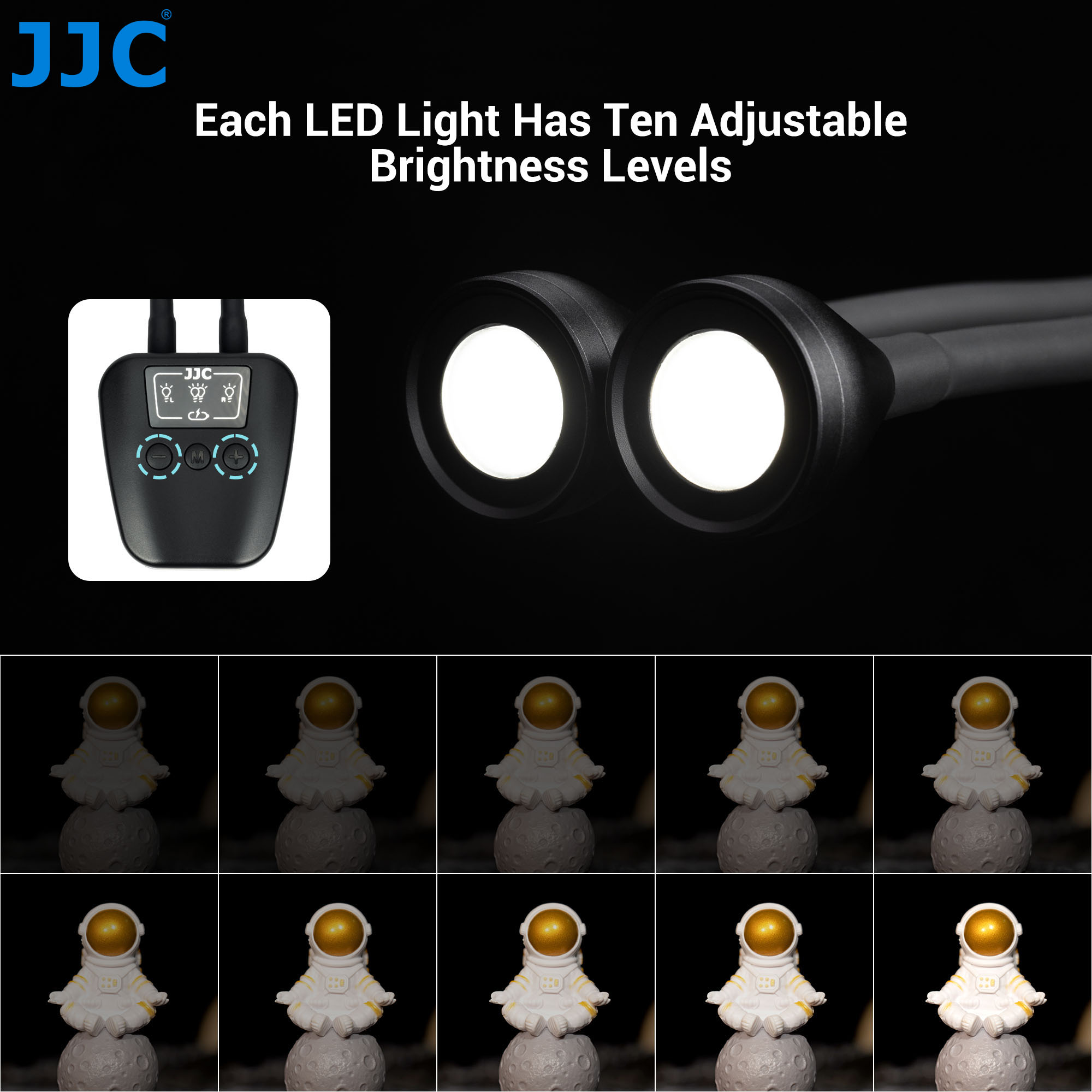 JJC LED Macro Arm Light with 1 - مراجعة Flower Photography Led Lighting Pack وسعره