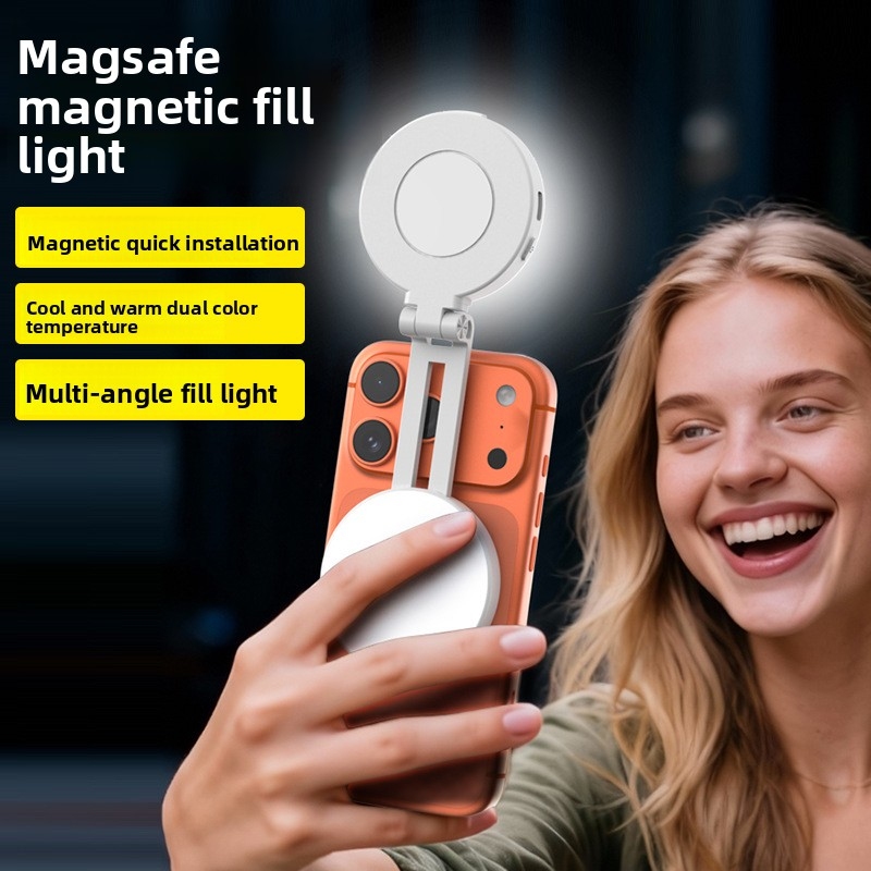 Magsafe Phone LED Ring Light P - مراجعة Photography Lighting Stick وسعره