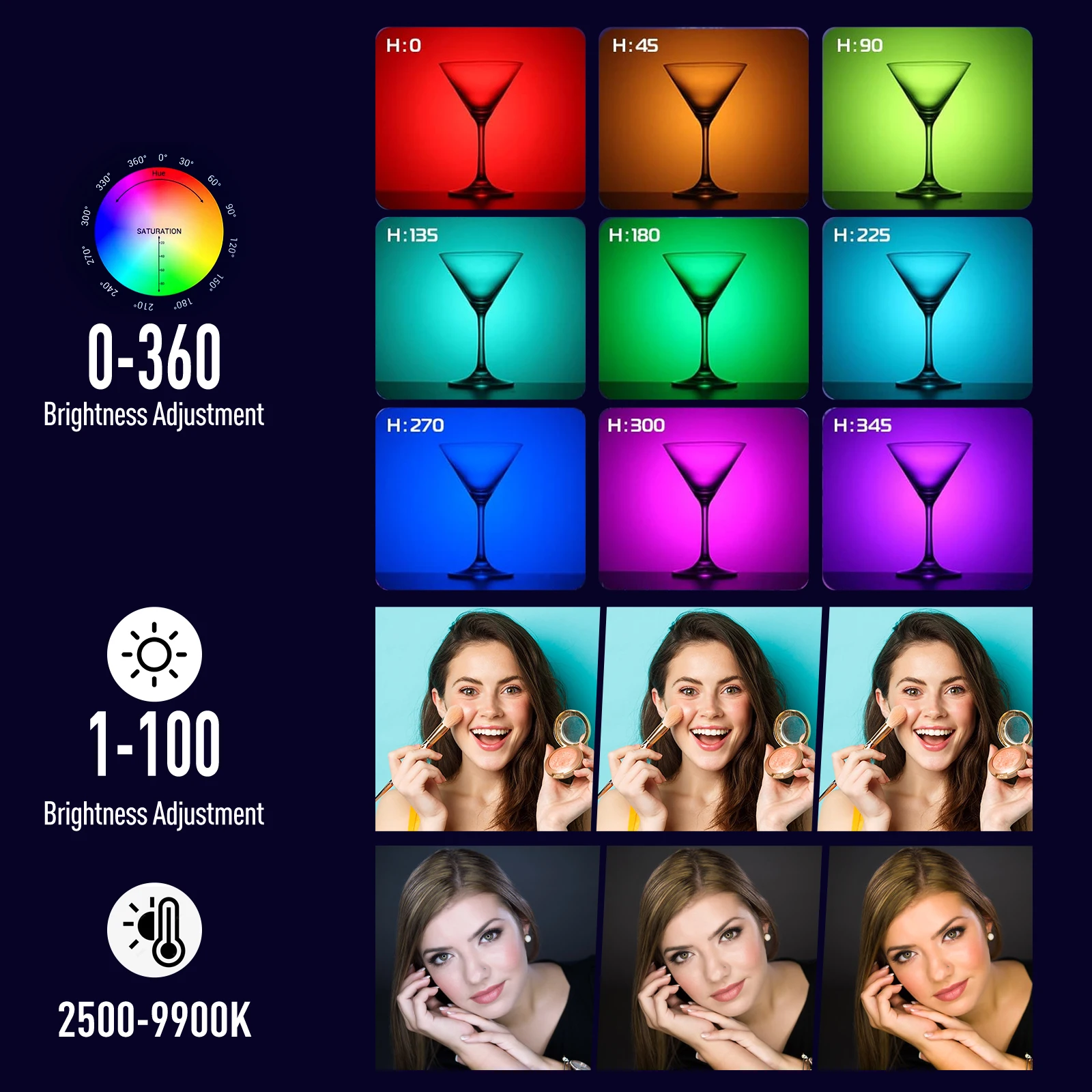 RGB Photography Light Wand Han - مراجعة Photography Lighting App وسعره