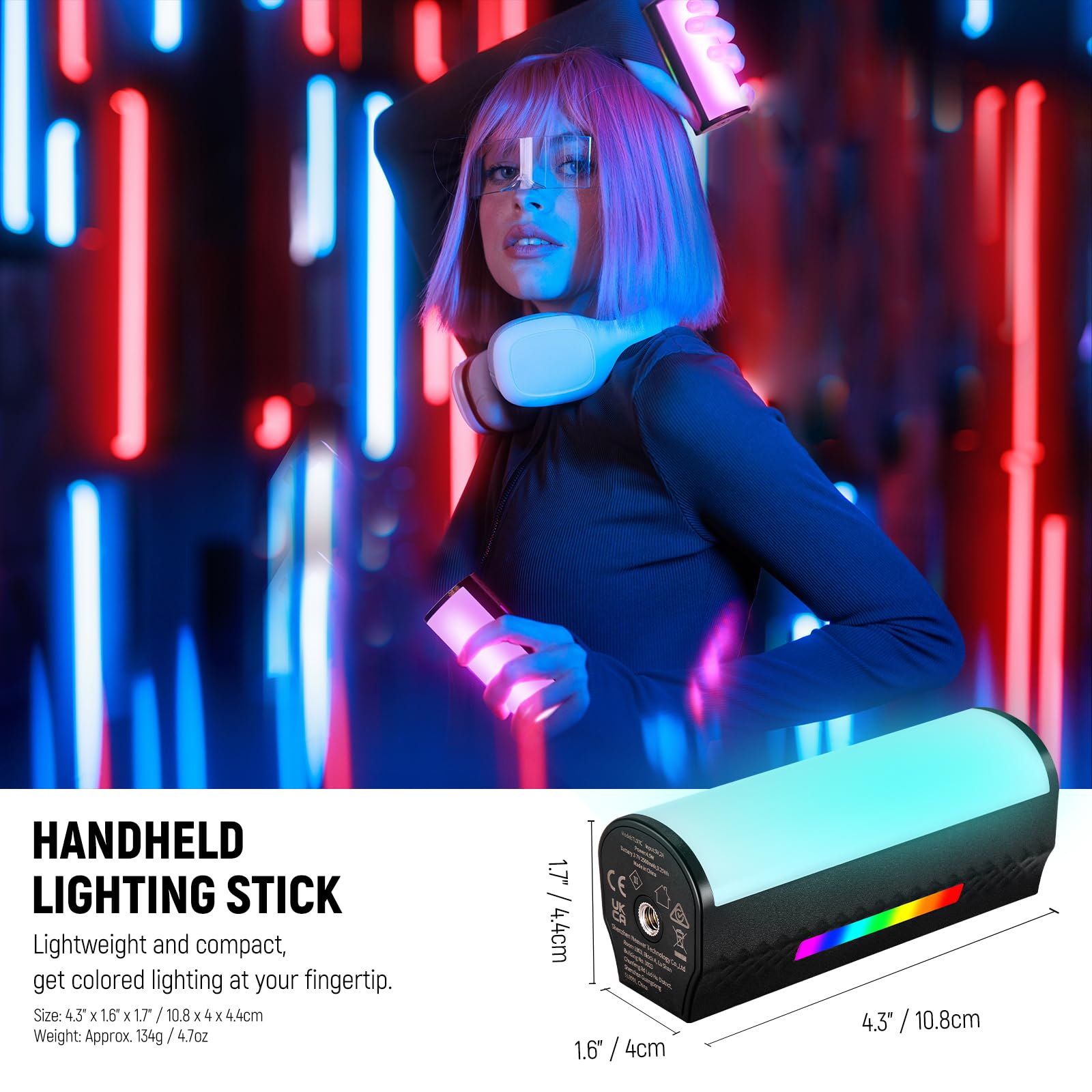 NEEWER Magnetic Handheld Light - مراجعة Photography Lighting Stick وسعره