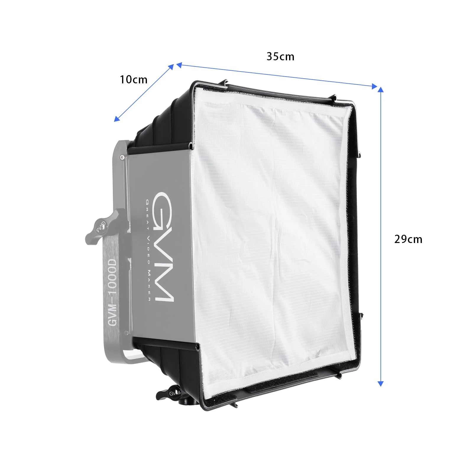 GVM Softbox Diffuser for 1000D - مراجعة Video Light Panel Led وسعره